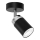 Spotlampe RENO 1xGU10/8W/230V sort/skinnende krom