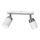 Spotlampe RENO 2xGU10/8W/230V hvid/skinnende krom