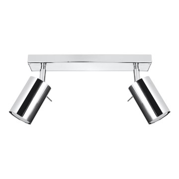 Spotlampe RING 2xGU10/10W/230V