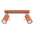 Spotlampe RING 2xGU10/10W/230V rød