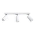 Spotlampe RING 3 3xGU10/10W/230V hvid