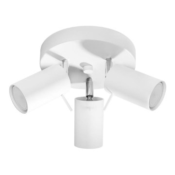 Spotlampe RING 3xGU10/10W/230V hvid