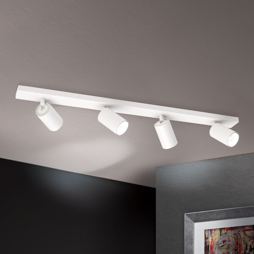 Spotlampe SEAN 4xGU10/13W/230V hvid