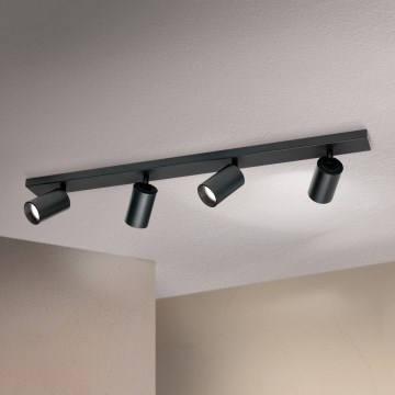 Spotlampe SEAN 4xGU10/13W/230V sort