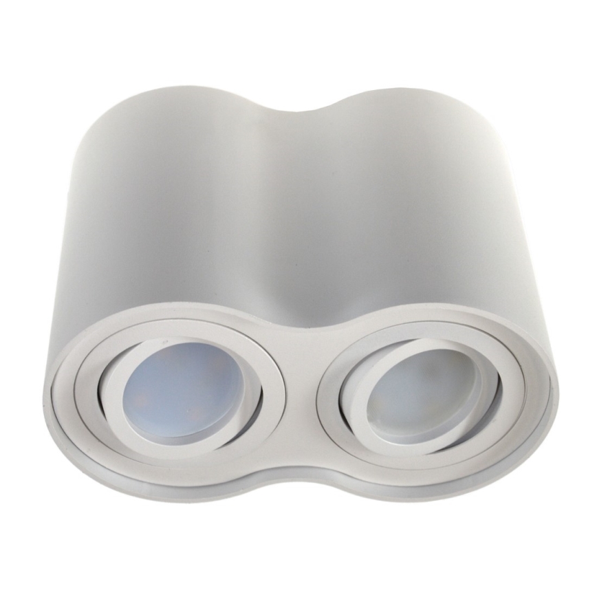 Spotlampe SIROCO 2xGU10/30W/230V hvid