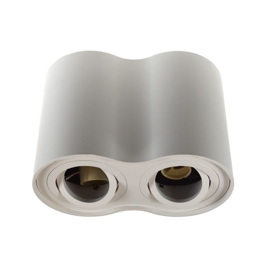 Spotlampe SIROCO 2xGU10/30W/230V hvid