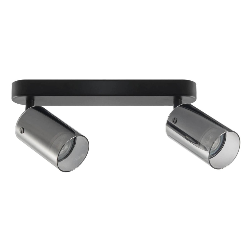 Spotlampe SMOKY 2xGU10/10W/230V sort