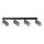 Spotlampe SMOKY 4xGU10/10W/230V sort
