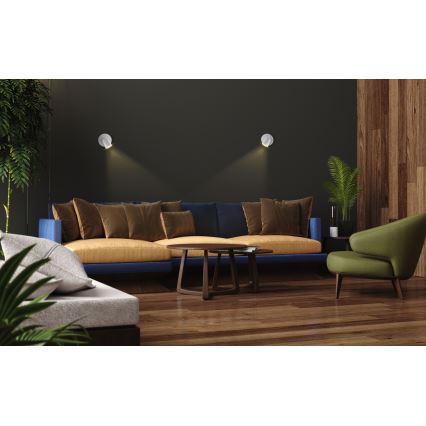 Spotlampe SOLIS 1xGU10/6W/230V hvid