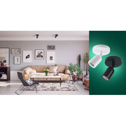 Spotlampe SOLIS 1xGU10/6W/230V sort