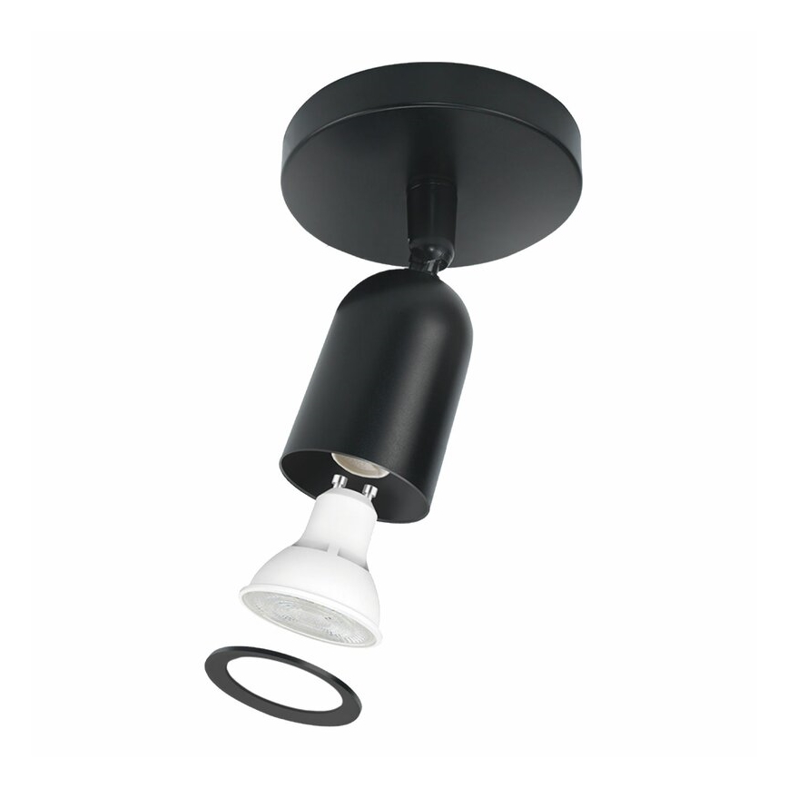 Spotlampe SOLIS 1xGU10/6W/230V sort