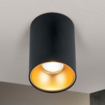 Spotlampe STARLIGHT 1xGU10/50W/230V sort/guld