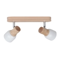 Spotlampe SVANTJE 2xE14/40W/230V Birk