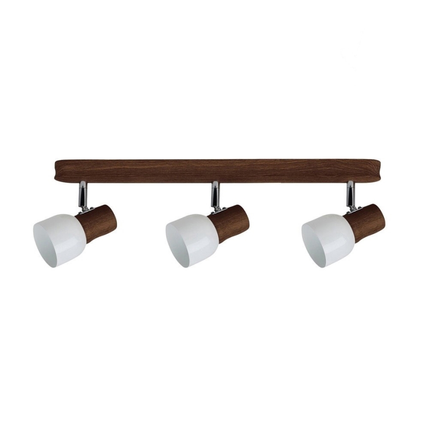 Spotlampe SVANTJE 3xE14/40W/230V bøg