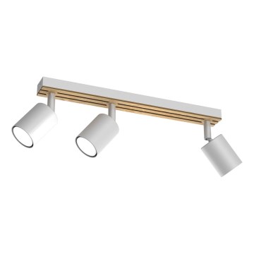 Spotlampe TERRA 3xGU10/8W/230V hvid/eg