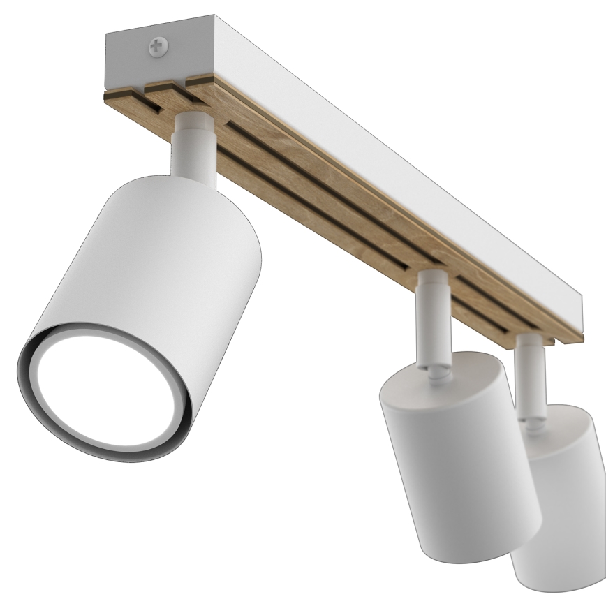 Spotlampe TERRA 3xGU10/8W/230V hvid/eg