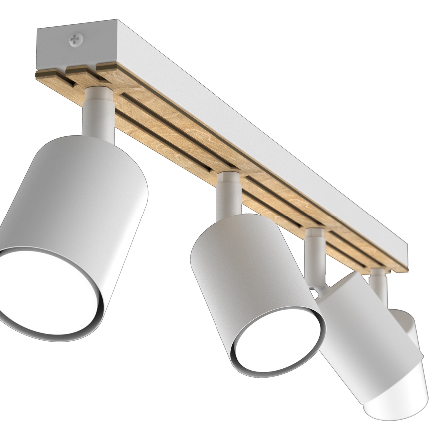 Spotlampe TERRA 4xGU10/8W/230V hvid/eg