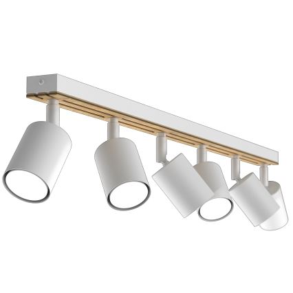 Spotlampe TERRA 6xGU10/8W/230V hvid/eg