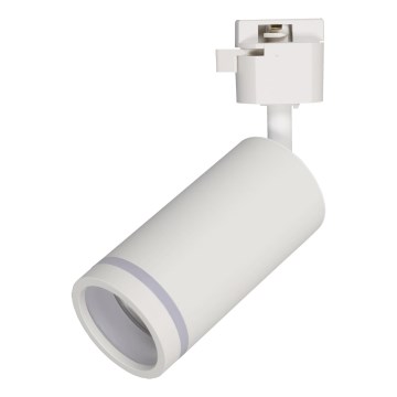 Spotlampe til 1-faset skinnesystem JET RING 1xGU10/10W/230V hvid