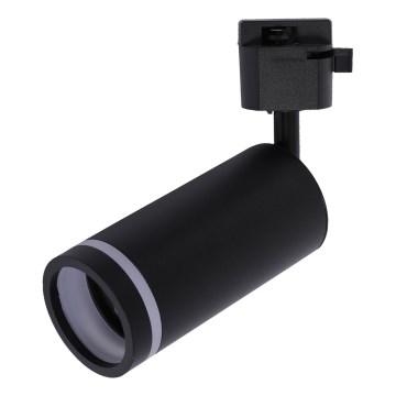 Spotlampe til 1-faset skinnesystem JET RING 1xGU10/10W/230V sort