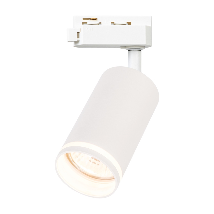 Spotlampe til 1-faset skinnesystem PIPE 1xGU10/10W/230V hvid