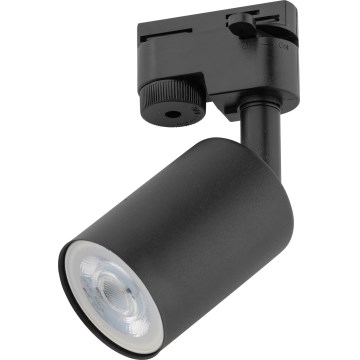 Spotlampe til 1-faset skinnesystem TOP 1xGU10/10W/230V sort