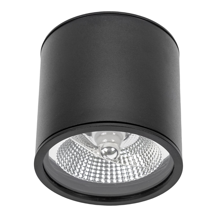 Spotlampe til badeværelse CHLOE AR111 1xGU10/12W/230V IP65 rund sort