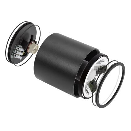 Spotlampe til badeværelse CHLOE AR111 1xGU10/12W/230V IP65 rund sort