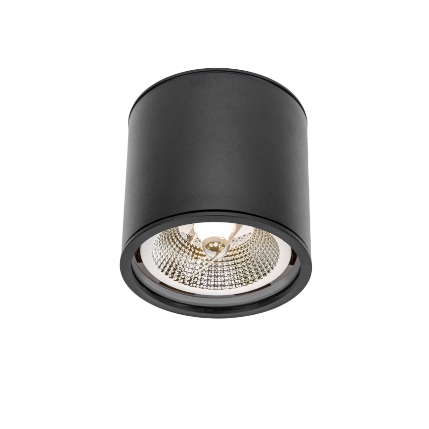 Spotlampe til badeværelse CHLOE AR111 1xGU10/12W/230V IP65 rund sort
