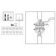 Spotlampe til badeværelse TURYN 6xGU10/10W/230V IP44 sort