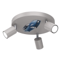 Spotlampe til børn FUN 3xGU10/8W/230V grå/bil