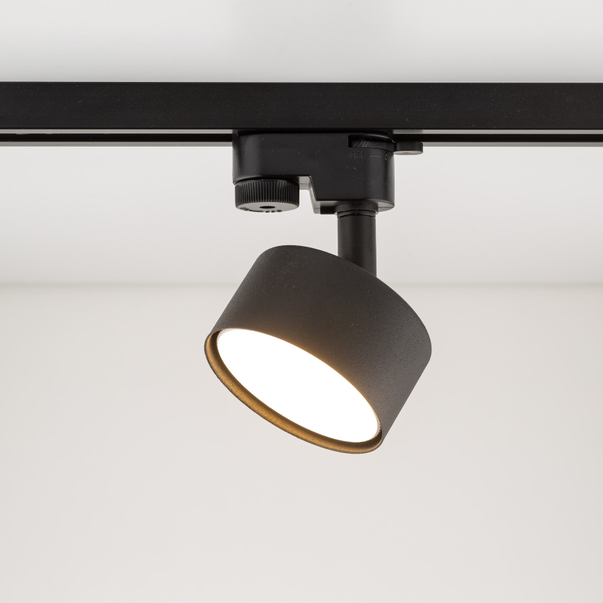 Spotlampe til 1-faset skinnesystem AVIA 1xGX53/15W/230V sort