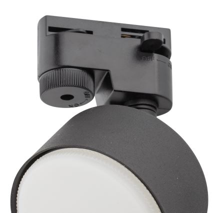 Spotlampe til 1-faset skinnesystem AVIA 1xGX53/15W/230V sort