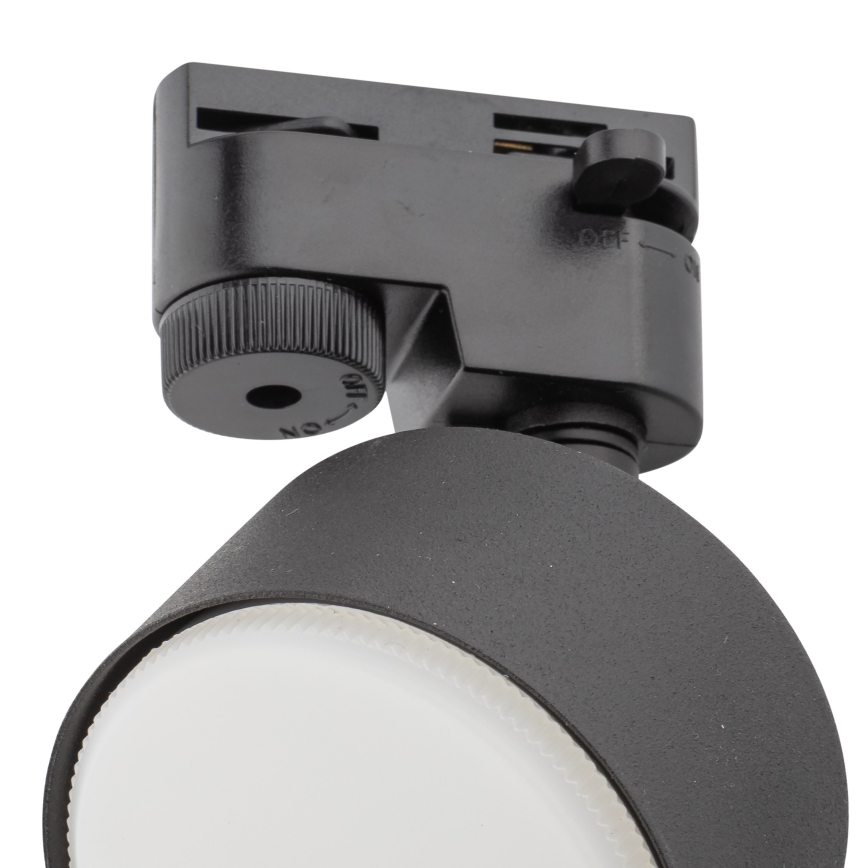 Spotlampe til 1-faset skinnesystem AVIA 1xGX53/15W/230V sort