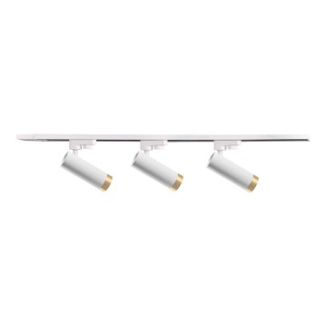 Spotlampe til skinnesystem FADO 3xGU10/10W/230V + 1 m skinnesystem hvid