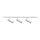 Spotlampe til skinnesystem FADO 3xGU10/10W/230V + 1 m skinnesystem hvid