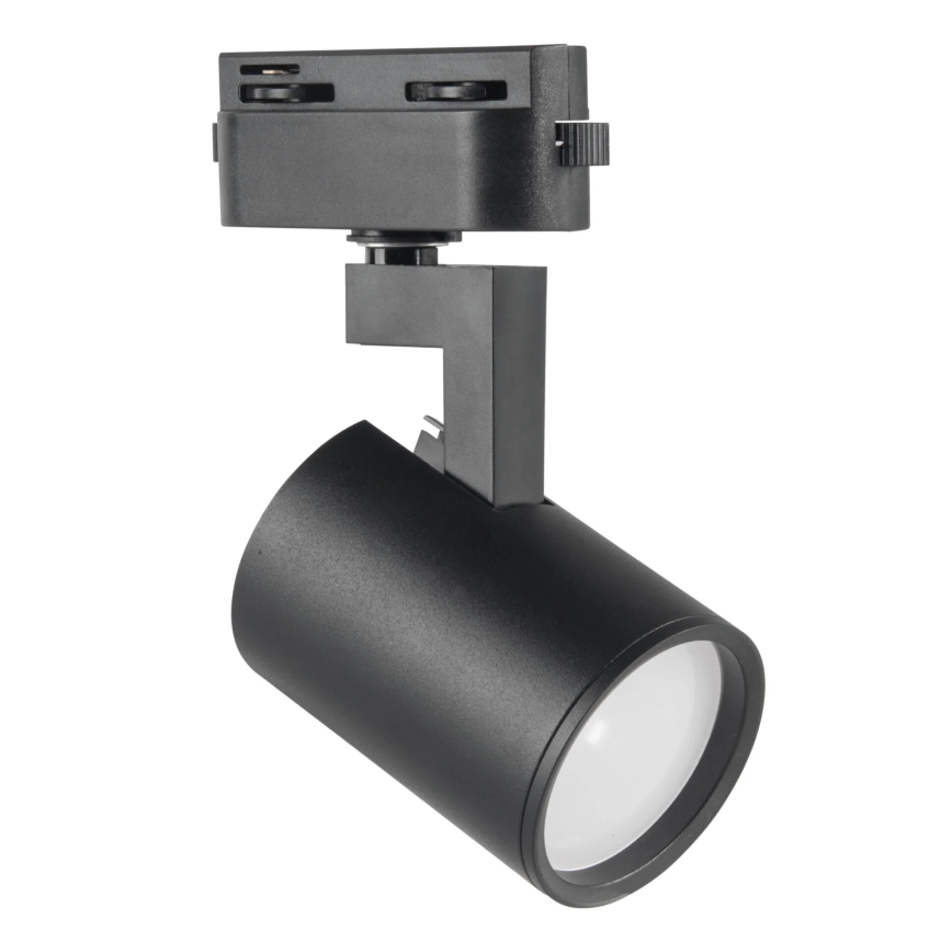 Spotlampe til skinnesystem LYNX 4xGU10/10W/230V + 2 x 75 cm skinnesystem sort