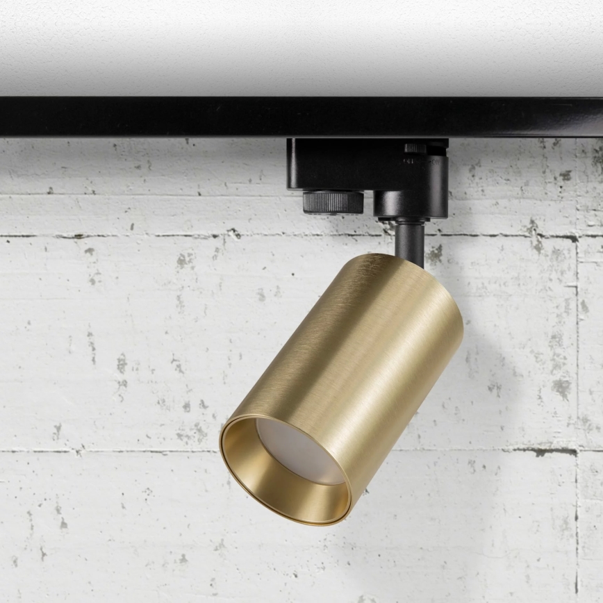 Spotlampe til skinnesystem MARIBEL 1xGU10/10W/230V guldfarvet