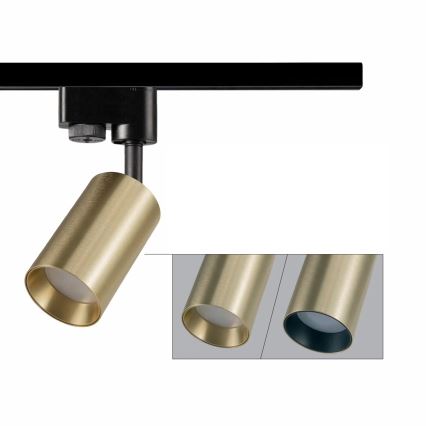Spotlampe til skinnesystem MARIBEL 1xGU10/10W/230V guldfarvet