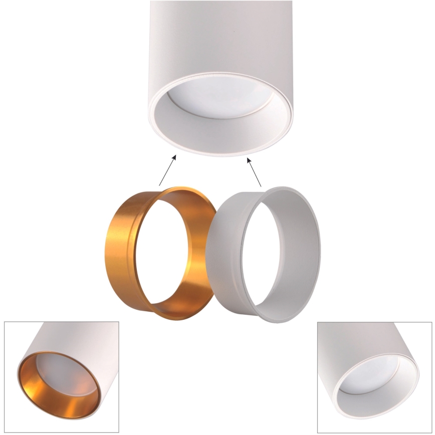 Spotlampe til skinnesystem MARIBEL 1xGU10/10W/230V hvid