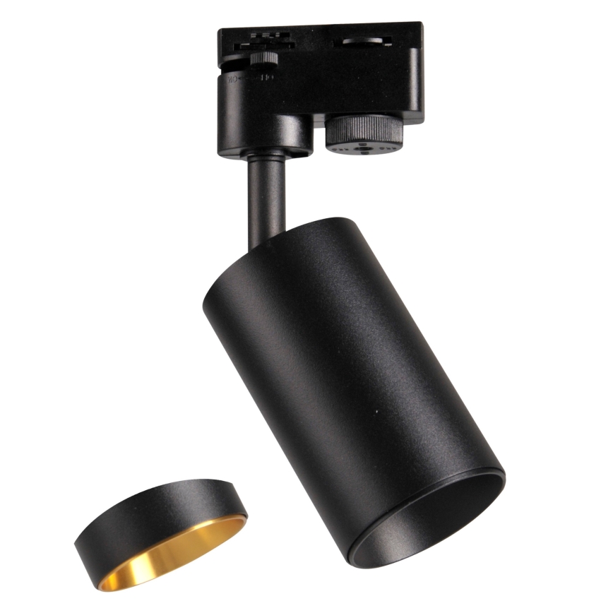 Spotlampe til skinnesystem MARIBEL 1xGU10/10W/230V sort