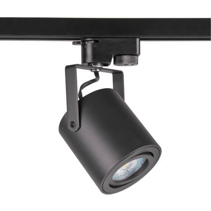 Spotlampe til skinnesystem MINOR 3xGU10/10W/230V + 1 m skinne system sort