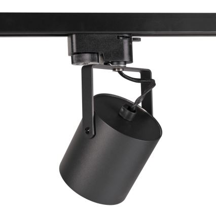 Spotlampe til skinnesystem MINOR 3xGU10/10W/230V + 1 m skinne system sort