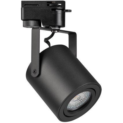 Spotlampe til skinnesystem MINOR 3xGU10/10W/230V + 1 m skinne system sort