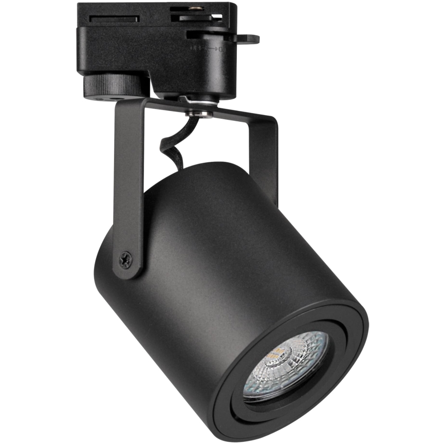 Spotlampe til skinnesystem MINOR 3xGU10/10W/230V + 1 m skinne system sort