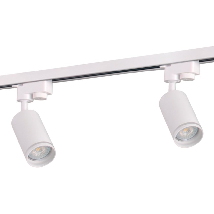 Spotlampe til skinnesystem PARIS 3xGU10/10W/230V + 1 m skinne system hvid
