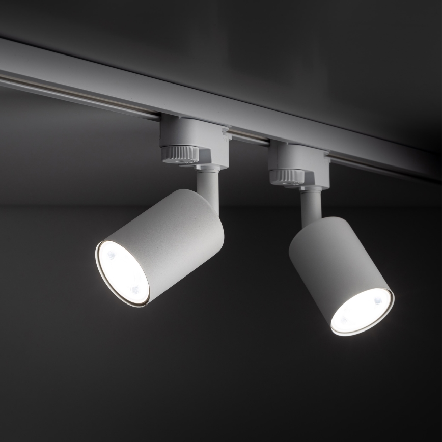 Spotlampe til 1-faset skinnesystem TOP 1xGU10/10W/230V hvid