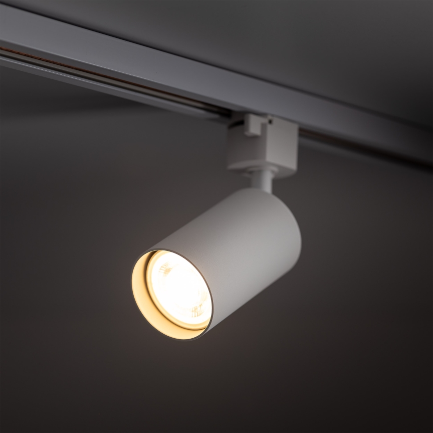 Spotlampe til 1-faset skinnesystem TRACER 1xGU10/10W/230V hvid