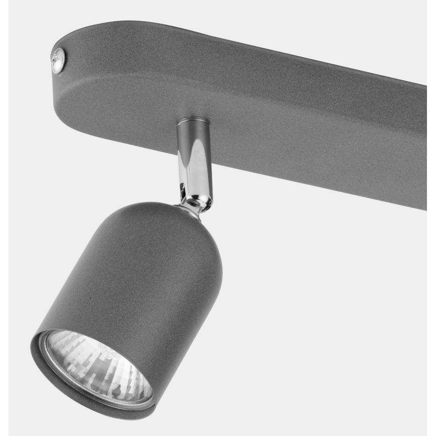 Spotlampe TOP 2xGU10/10W/230V grå