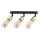 Spotlampe TOP 3xE27/15W/230V sort/guld